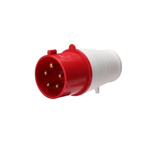 Industrial Plug and Socket Connector, Docking, 3 Co-re 3P, 4 Co-re, 5 pin, Five Hole, 16A 32A, 220V, 380V wal(Blue,32A) in Saudi Arabia