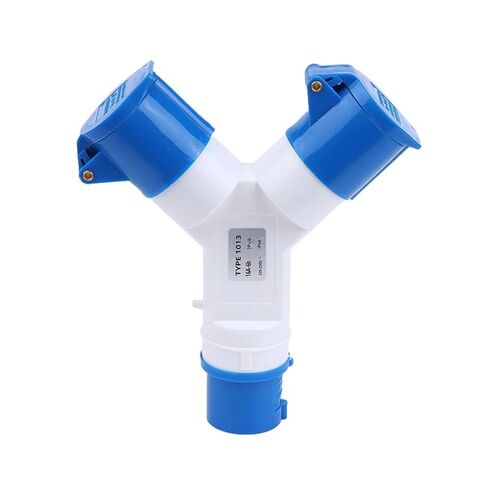 16A 220V IP44 Waterproof Industrial Plug&Socket Set–3-Pin Male/Female Connector for 2/3Way Power Distribution,Field&Outdoor Use(B) in Saudi Arabia