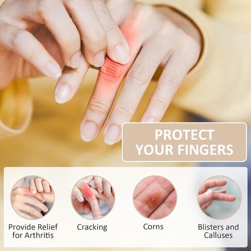 30 Pcs Silicone Finger Sleeve, Thumb Protectors for Healing, Silicone Finger Tip Protectors Thumb Protector Gel Fingers Covers for Daily Activity and Grip Support in Saudi Arabia