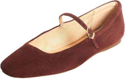 Dolce Vita Women’s Reyes Ballet Flat ، براندي ، 7.5 in Kuwait