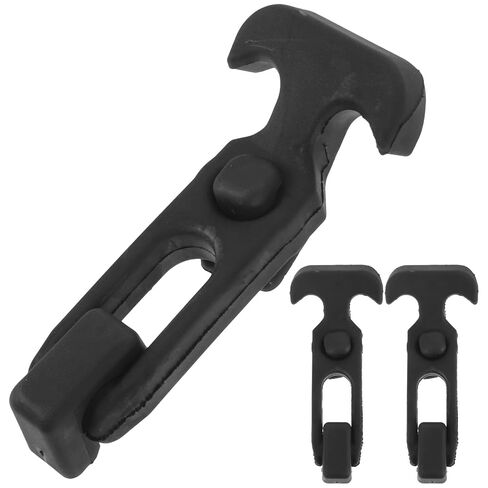 NUOBESTY 3pcs Shock-Proof Rubber T-Handle Draw Latches with Elastic Hasp for Toolbox, Freezer Door, Rv Cabinet Lock, Flexible Industrial Hardware for Secure Closure in Saudi Arabia