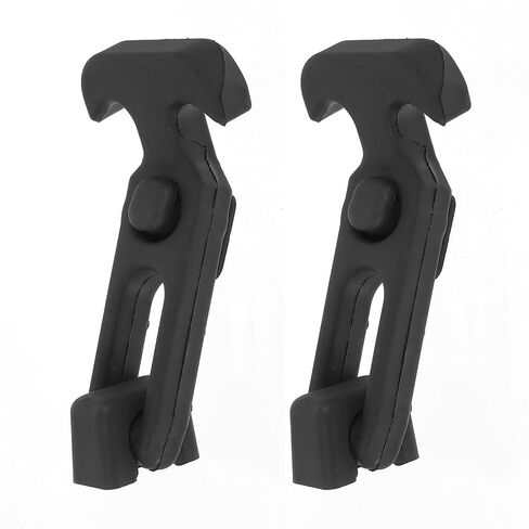 Didiseaon 2 Pcs Rubber T-Handle Hasp Latches with Elastic Shock Absorption for Toolbox and Drawer Replacement, Flexible Pull Buckle for Industrial Hardware Use in Saudi Arabia