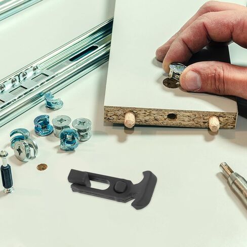 Didiseaon 2 Pcs Rubber T-Handle Hasp Latches with Elastic Shock Absorption for Toolbox and Drawer Replacement, Flexible Pull Buckle for Industrial Hardware Use in Saudi Arabia