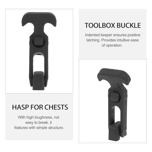 NOLITOY 2 Pcs Rubber T-Handle Draw Latch Flexible Toolbox Hasp Replacement with Tension Buckle for Tool Cabinets and Cooler Boxes in Saudi Arabia