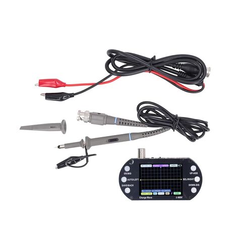 راسم الذبذبات المحمول مع شاشة TFT 2.4 بوصة معدل أخذ العينات 320 × 240 2.5 ميجا هرتز راسم الذبذبات المحمول مع عرض النطاق الترددي 500 كيلو هرتز in Kuwait