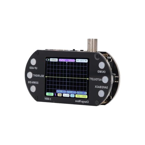 راسم الذبذبات المحمول مع شاشة TFT 2.4 بوصة معدل أخذ العينات 320 × 240 2.5 ميجا هرتز راسم الذبذبات المحمول مع عرض النطاق الترددي 500 كيلو هرتز in Kuwait