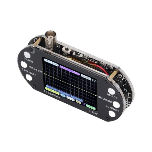 راسم الذبذبات المحمول مع شاشة TFT 2.4 بوصة معدل أخذ العينات 320 × 240 2.5 ميجا هرتز راسم الذبذبات المحمول مع عرض النطاق الترددي 500 كيلو هرتز in Kuwait