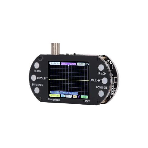 راسم الذبذبات المحمول مع شاشة TFT 2.4 بوصة معدل أخذ العينات 320 × 240 2.5 ميجا هرتز راسم الذبذبات المحمول مع عرض النطاق الترددي 500 كيلو هرتز in Kuwait