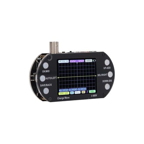 راسم الذبذبات المحمول مع شاشة TFT 2.4 بوصة معدل أخذ العينات 320 × 240 2.5 ميجا هرتز راسم الذبذبات المحمول مع عرض النطاق الترددي 500 كيلو هرتز in Kuwait