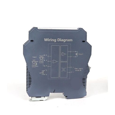 جهاز إرسال عزل الإشارة التناظرية بمصدر طاقة 220 فولت 1 في 2 محول رقمي إلى تناظري (0-20MA in_220V_1-5V Out) in Kuwait