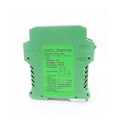 السكك الحديدية 0-10 فولت محول الإشارات التناظرية المدخلات 0-20ma إشارة المعزل (4-20MA داخل وخارج _ 2 في 2 خارج) in Kuwait