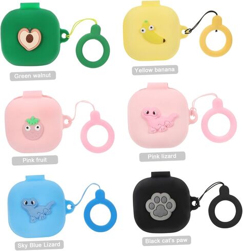 DOITOOL 1pc Silicone Protective Cover for Buds Live Cute Cartoon Design Shockproof Earpiece Case Earphone Protector Fit for Samsung Buds in Saudi Arabia