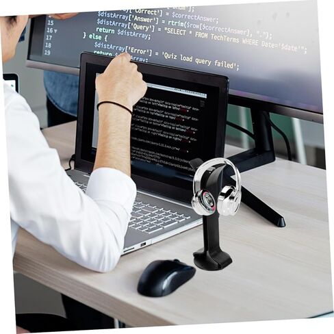 حامل سماعة رأس للألعاب من DOITOOL، حامل للمكتب، مادة أنيقة لعرض سماعات الأذن، تنظم سماعات الرأس بأمان للمكتب المنزلي والمكتب in Saudi Arabia