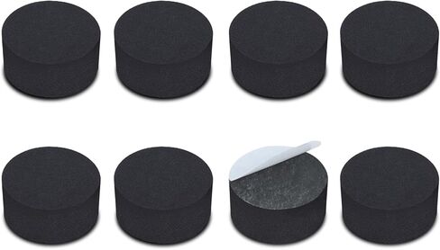 أقدام عزل مكبر الصوت TroyStudio، 0.8 بوصة (16 قطعة) وسادات سيليكون لاصقة لزوج شاشة الاستوديو، قاعدة عزل القرص الدوار لتقليل الاهتزاز والرنين، مسامير غير قابلة للانزلاق لسطح المكتب والمسرح المنزلي in Kuwait