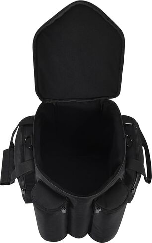 حقيبة حمل واقية لسماعات Bose S1 Pro وS1 Pro+ - حقيبة سفر محمولة مع حزام كتف، مساحة تخزين متعددة الجيوب، غطاء متين للاستخدام في الهواء الطلق، والحفلات، والميكروفون والكابلات in Kuwait