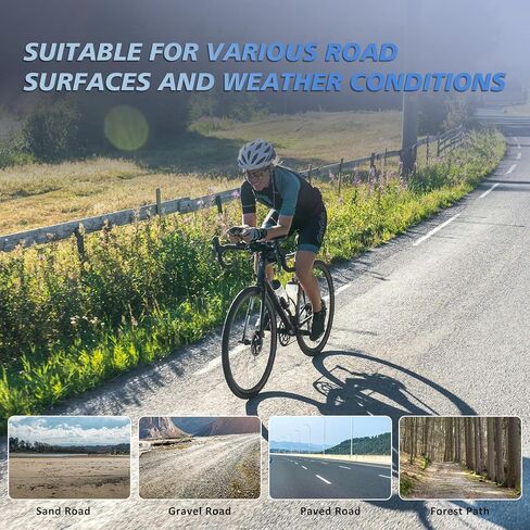 2 PCS 700C Replacement Bike Tire, 700x38C 40-622 Road Bike Tires Compatible with 700 x 36C/37C/38C/39C Bike Bicycle Tires and Tubes in Saudi Arabia