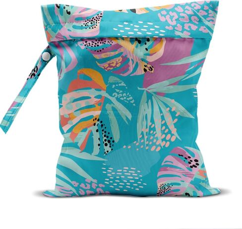 Beach Wet Bag Dry Bags Waterproof, Dry for Swimsuit Travel Pool Diapers Dirty Yoga Gym Clothes Makeup Bag Waterproof Summer Vacation Beach Essentials-Pineapples-1 in Saudi Arabia