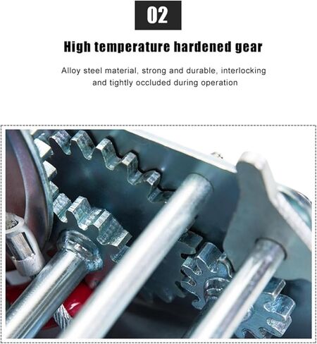 Heavy Duty Hand Winch Boat Trailer Winch Strap, Heavy Duty Manual Crank Winch, Marine Two-Way self-Locking Winch Handle Crank Towing Winch for Boat Trailer Truck in Saudi Arabia