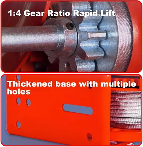 2600LBS Capacity Heavy Duty Hand Winch,with 10/20/30m in Saudi Arabia