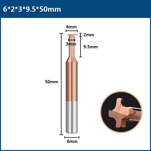 1pcs Professional High-Speed Steel Cutter T Slot Cutter End Mill 4 Flute TiCN Coated Carbide End Mill for Wood Metalworking Tool in Kuwait