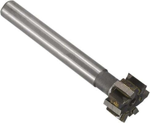 1PCS T Slot Milling Cutter 12-25mm Carbide T Slot End Mills Straight Shank Metal CNC Router Bit Milling Tool(25x12Hx12Dx100L) in Kuwait