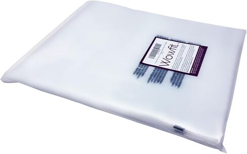 حزمة كومبو Wowfit 400 قيراط - 6x9,8x10,9x12,11x14 بوصة أكياس بولي شفافة ذاتية الغلق مع تحذير من الاختناق، لاصق قوي، غير قابل للإغلاق، عدد 400، متوافق مع FBA in Kuwait