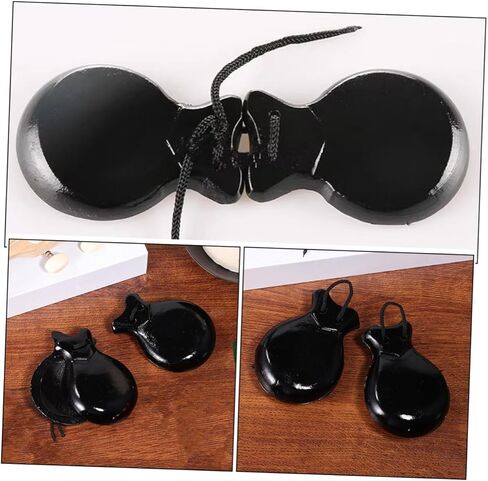 Yardwe Wood Castanets for Adults Dance Women Accessories Finger Castanets Musical Instrument Toys in Saudi Arabia