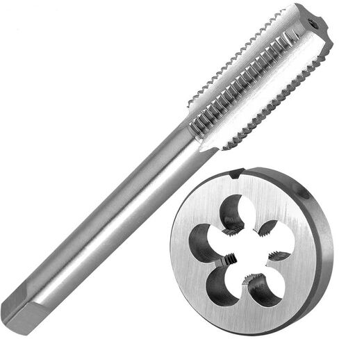 Hardiron M14 X 1 Tap and Die Set Left Hand, M14 x 1.0 Machine Thread Tap & Round Die in Kuwait