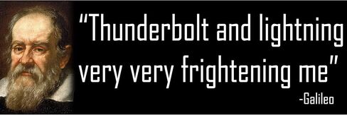 Galileo Thunderbolt and Lightning Sticker Funny Dope Car Bumper Decal in Saudi Arabia