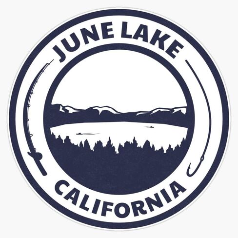 June Lake Sticker Vinyl Decal Bumper Sticker 5" in Saudi Arabia