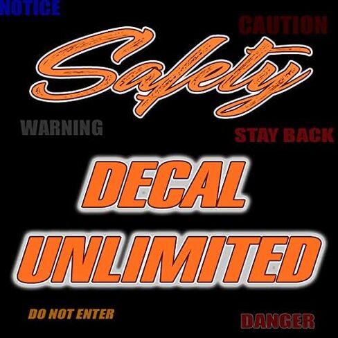 Stay Back 300FT Sticker Not Responsible Broken Windshield Sticker Safety Decal Unlimited Construction Truck 11 x 8 Label Sticker Decal Made in USA Stay Back 300FT in Kuwait