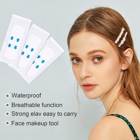 132PCS Invisible Face Improving Tape, Breathable Hypoallergenic Face Tape Improving, Waterproof Quick Sticker Face Tapes for Double Chin, Sagging Skin, Wrinkles in Saudi Arabia