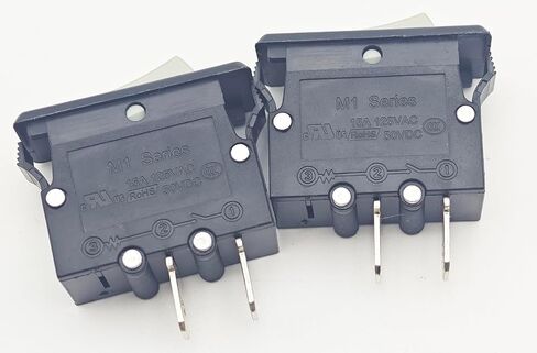2 Pieces Power Entry On/Off Switch 186726 Works with Treadmill, Cycle Bike,15A, 125VAC, 50VDC in Saudi Arabia