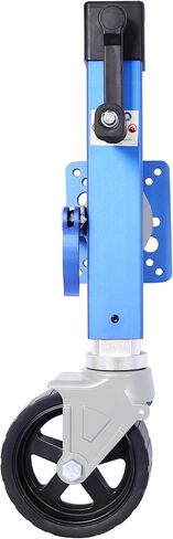 Gecheer Heavy Duty Aluminum Trailer Jack for 3 in x 5 in Tongue, 1800 lb Capacity, 10 in Travel, Blue, Sidewind Handle with Swivel Base in Saudi Arabia