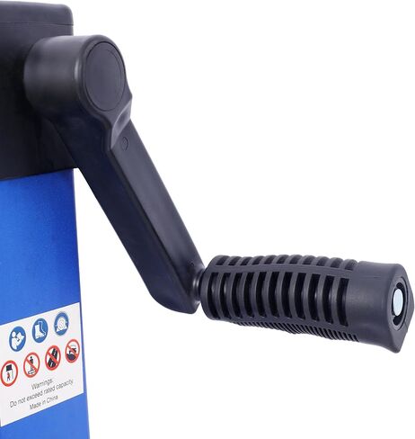 Gecheer Heavy Duty Aluminum Trailer Jack for 3 in x 5 in Tongue, 1800 lb Capacity, 10 in Travel, Blue, Sidewind Handle with Swivel Base in Saudi Arabia
