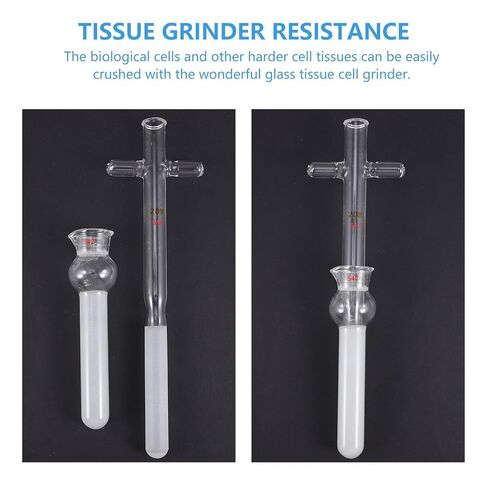 Ciieeo 20ml High-Temperature Resistant Glass Tissue Homogenizer with Pestle for Laboratory Cell Grinding, Scientific Experiment Glassware for Teaching and Research Use in Saudi Arabia