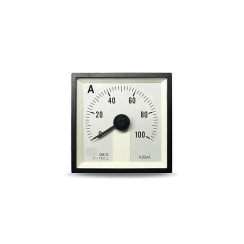 Q96-ZC Analog Ammeter 4-20mA Input 15A 30A 150A 750A Wide-Angle 240-Degree Pointer DC 1Pcs(750A 4-20mA) in Saudi Arabia