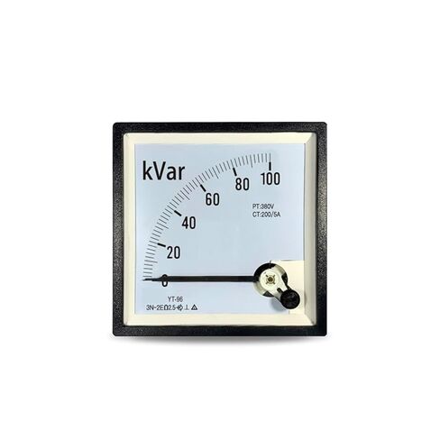 CP96 380V Three-Phase Reactive Power Meter 100kVar 500kVar 2MVar Pointer Kilowatt YT96 90 1Pcs(400kVar 380V 800-5A) in Saudi Arabia