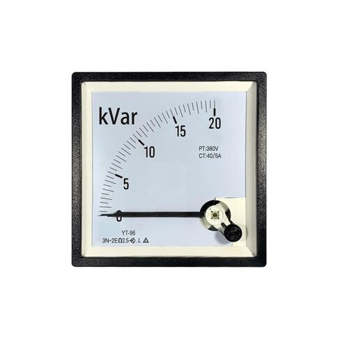 CP96 380V Three-Phase Reactive Power Meter 100kVar 500kVar 2MVar Pointer Kilowatt YT96 90 1Pcs(400kVar 380V 800-5A) in Saudi Arabia