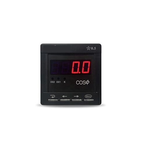 Intelligent Single-Phase Digital Display Power Factor Meter CosΦ220V 100V 5A Lead Lag 72mm 6L2 300V 1Pcs(CO80x80mm 220V) in Saudi Arabia
