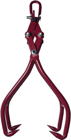 WRLWY28in خطاف مخلب الأخشاب - ملقط رفع جذوع الأشجار شديد التحمل للانزلاق والتسجيل - أداة انتزاع الخشب المتينة والكلاب in Kuwait