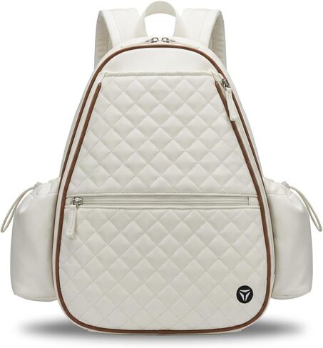 Thorza Tennis Backpack for Women & Men - Large Capacity Outdoor Racket Bag with Adjustable Shoulder Straps, Zip Closure, Multi-Purpose Storage & Bottle Pockets in Kuwait