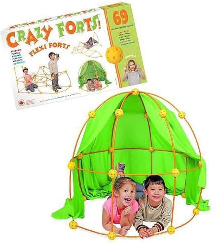 – Fort Building Kit for Kids – Indoor Creative STEM Building Construction Toy – Durable and Portable kit to Encourage Team Building Skills and Creative Thinking– 69 Pieces in Saudi Arabia