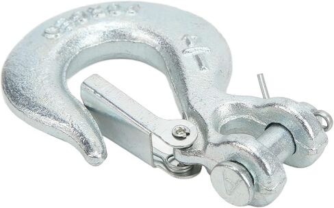 Forged G70 1/4in Clevis Slip Hook Safety Latch Heavy Duty Secure Trailer Truck Towing Chains for Hanging Chair Heavy Loads in Saudi Arabia