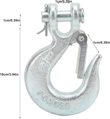 Forged G70 1/4in Clevis Slip Hook Safety Latch Heavy Duty Secure Trailer Truck Towing Chains for Hanging Chair Heavy Loads in Saudi Arabia