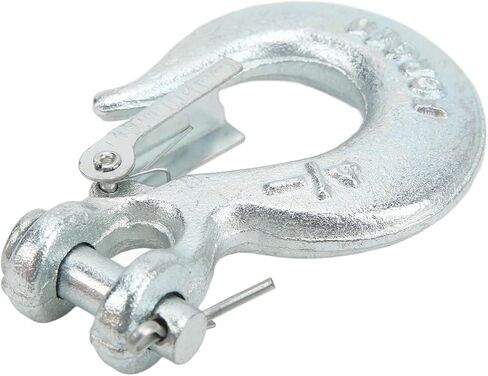 Forged G70 1/4in Clevis Slip Hook Safety Latch Heavy Duty Secure Trailer Truck Towing Chains for Hanging Chair Heavy Loads in Saudi Arabia