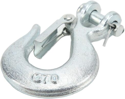 Forged G70 1/4in Clevis Slip Hook Safety Latch Heavy Duty Secure Trailer Truck Towing Chains for Hanging Chair Heavy Loads in Saudi Arabia