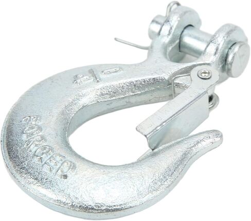 Forged G70 1/4in Clevis Slip Hook Safety Latch Heavy Duty Secure Trailer Truck Towing Chains for Hanging Chair Heavy Loads in Saudi Arabia