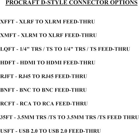 PROCRAFT Large Gap LID Feed-Thru RECESSED Stage Pocket/Floor Box w/ 1 Wired AC 8 XLR Female 2 XLR Male Made in USA in Kuwait