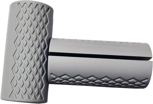2 Inch Thick Bar Grips Adapter, Silicone Rubber Handle Covers for Barbells, Dumbbells, Cable Machine and Pull Up Bar, Thick Grip Training for Forearm Strength, Weightlifting and Fitness in Kuwait